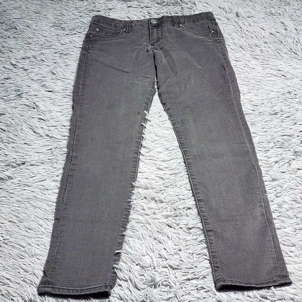Kut from the Kloth Jeans Womens 6 Gray Skinny Straight Leg Stretch KP488MJ3M